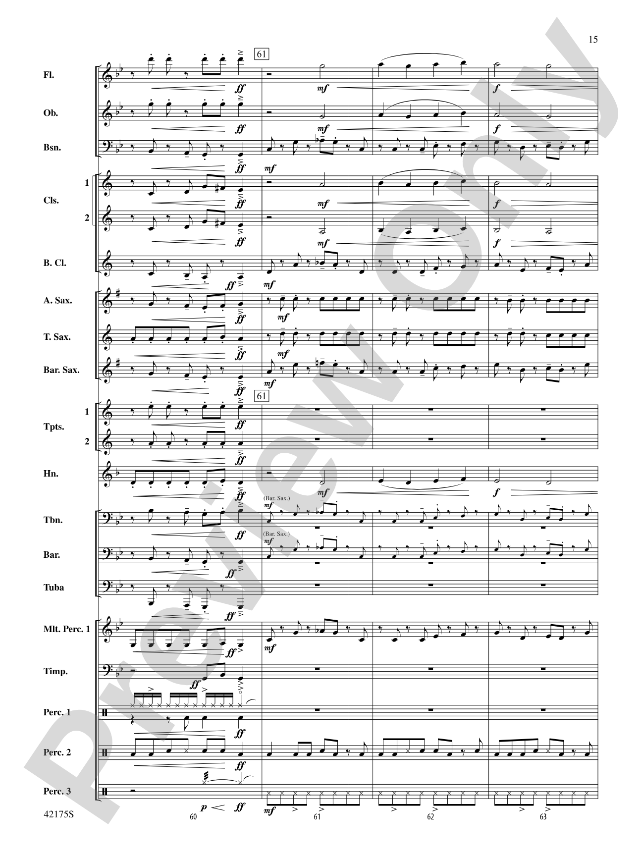 Hyperdrive: Concert Band Conductor Score & Parts