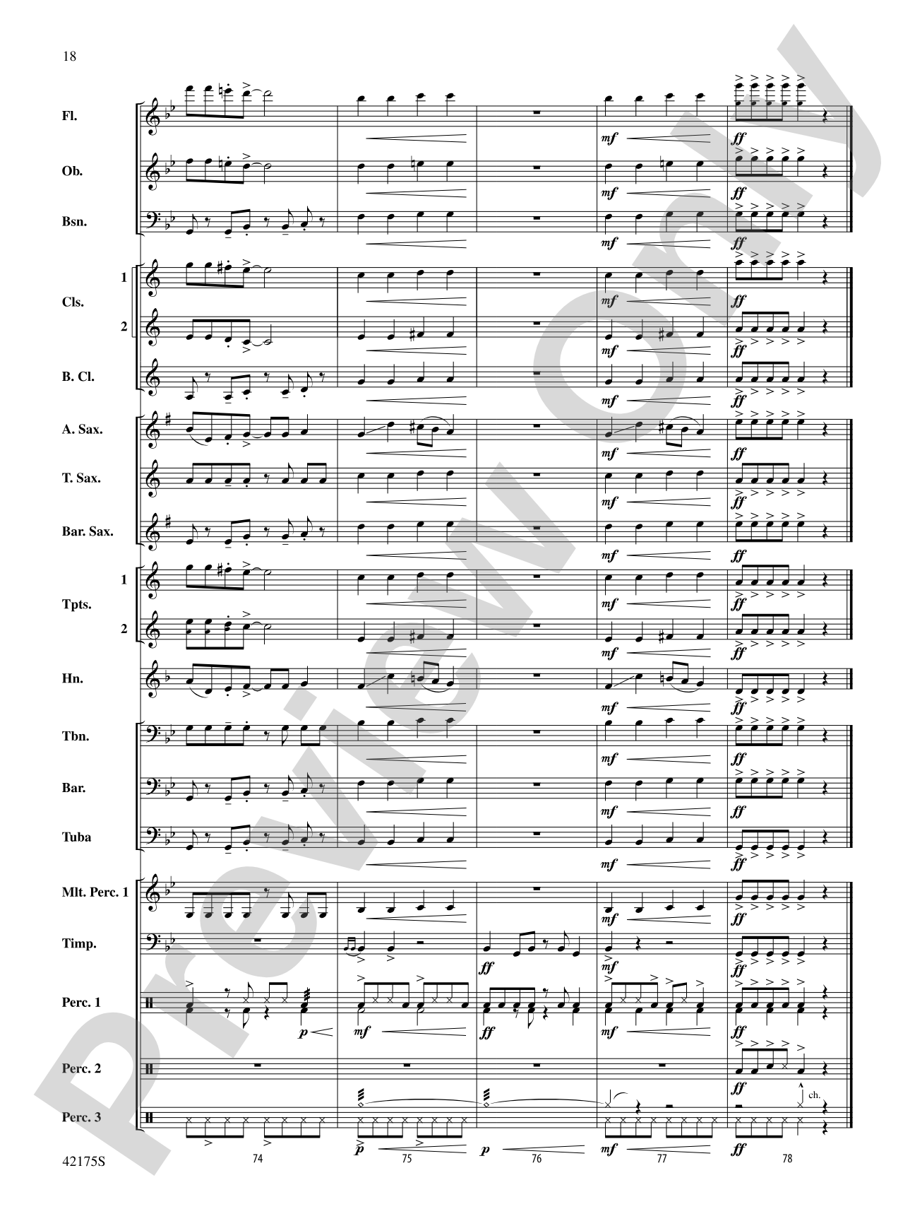 Hyperdrive: Concert Band Conductor Score & Parts