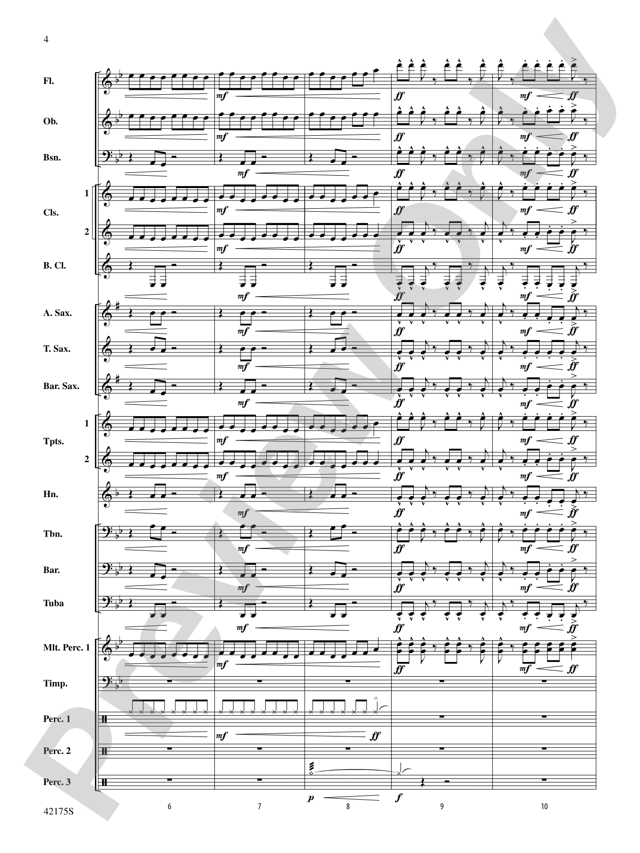 Hyperdrive: Concert Band Conductor Score & Parts