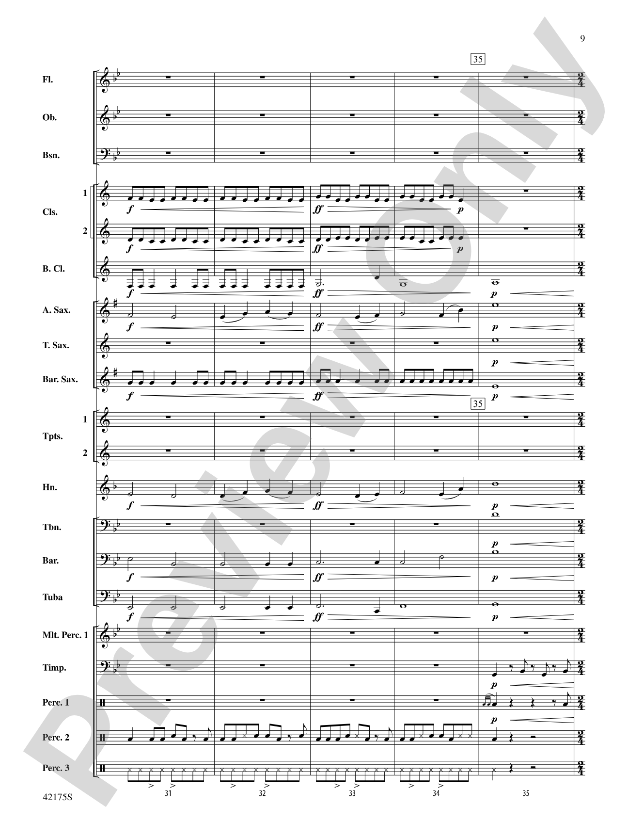 Hyperdrive: Concert Band Conductor Score & Parts