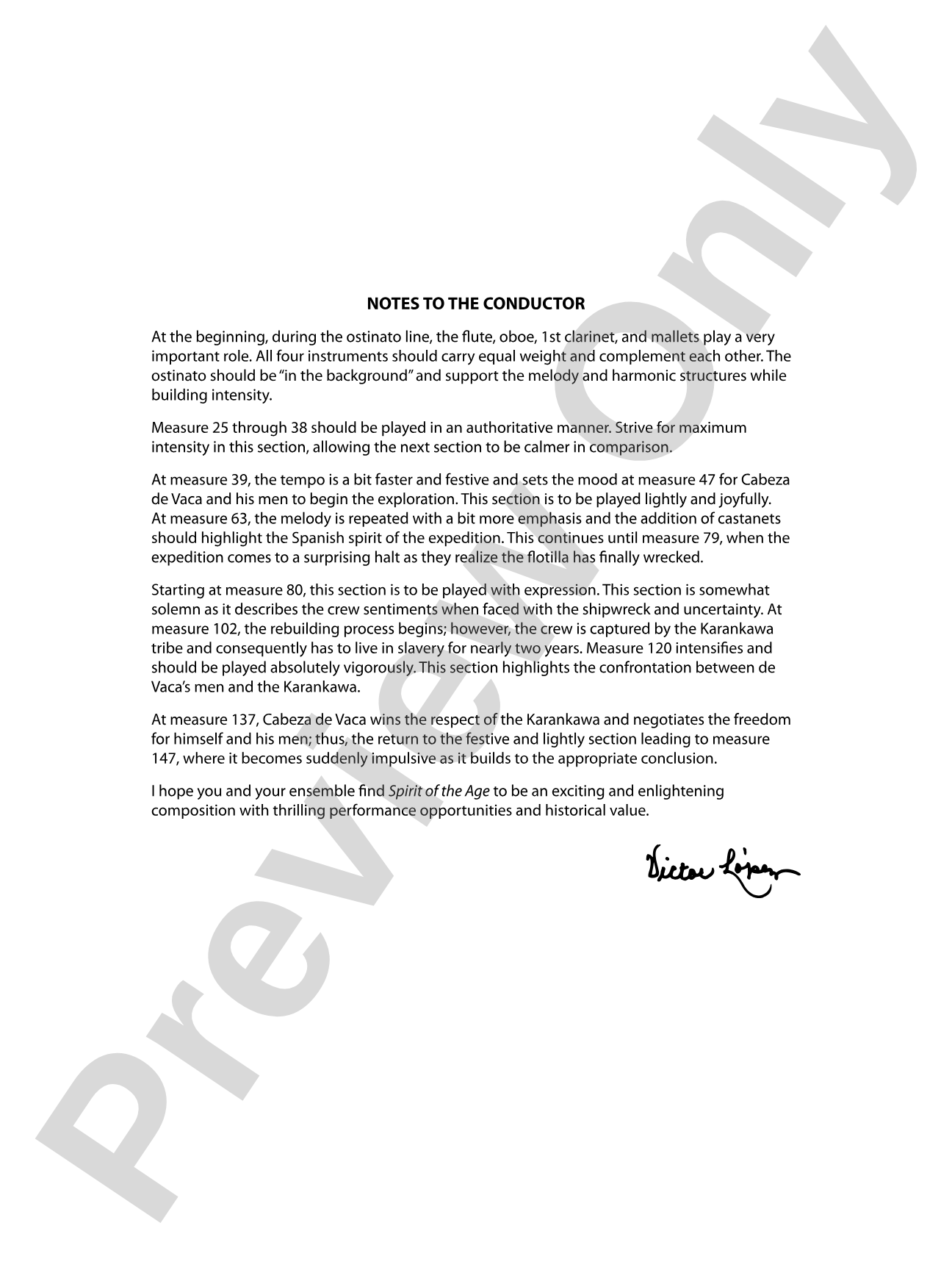 Spirit of the Age: Concert Band Conductor Score & Parts