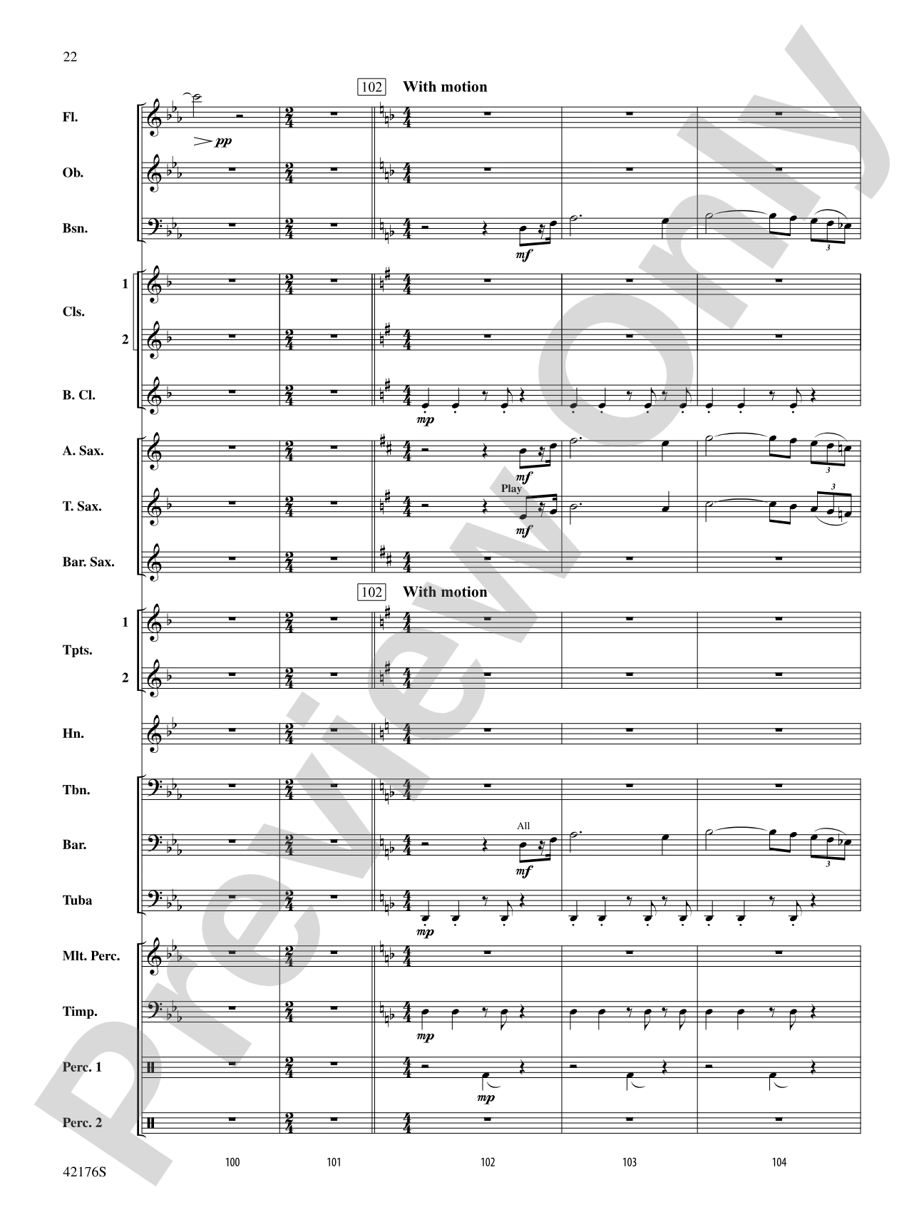 Spirit of the Age: Concert Band Conductor Score & Parts