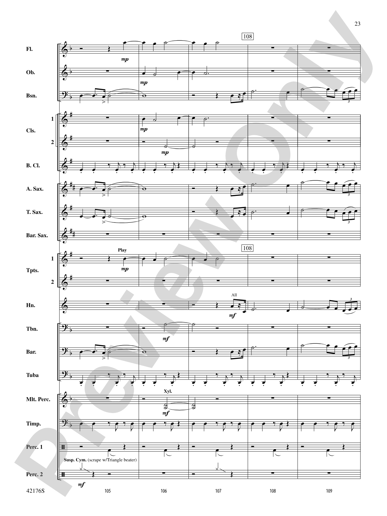 Spirit of the Age: Concert Band Conductor Score & Parts