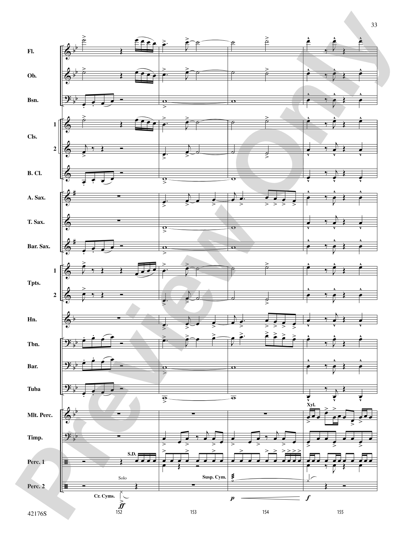 Spirit of the Age: Concert Band Conductor Score & Parts