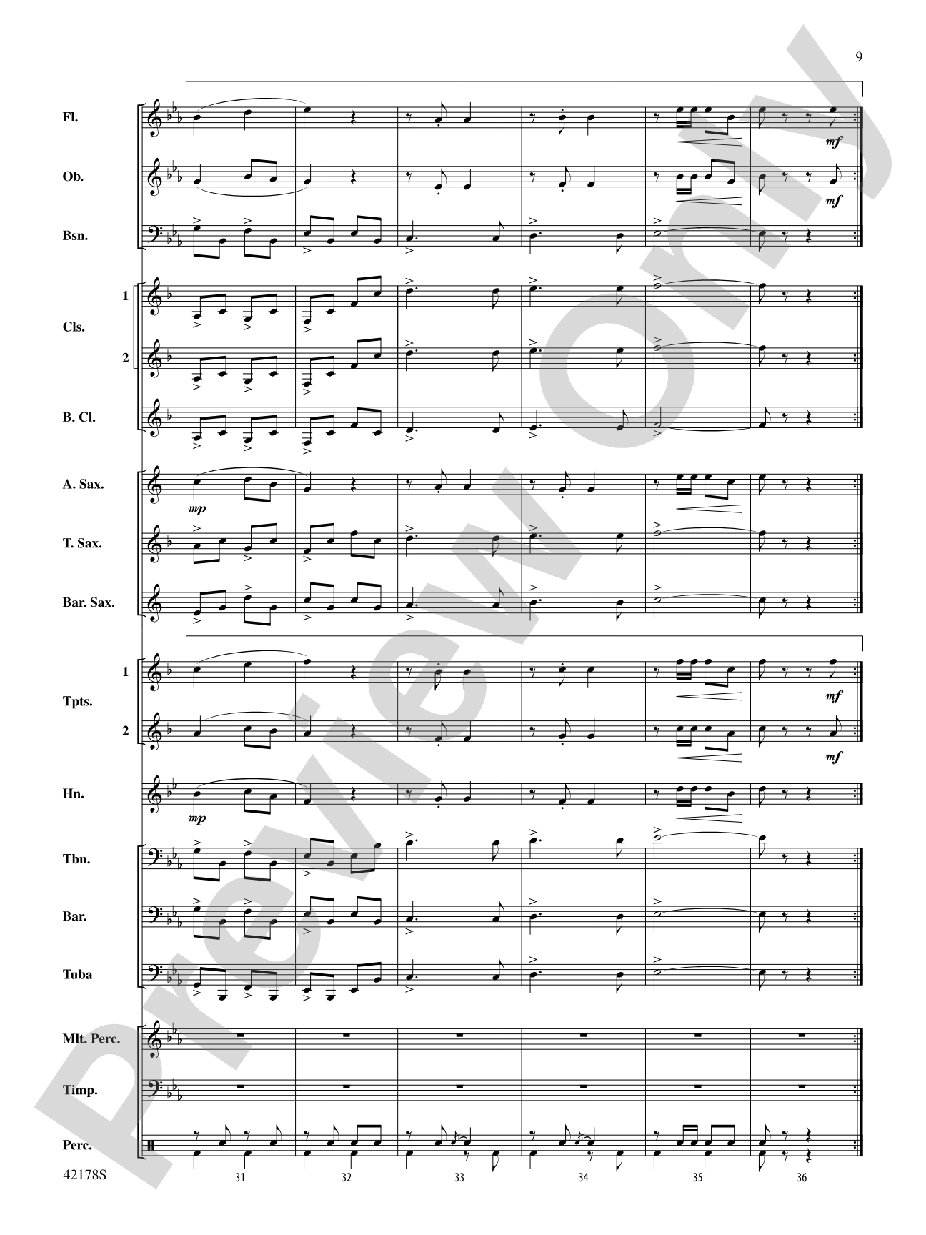 Happy Holidays---Vol. 1: Concert Band Conductor Score & Parts