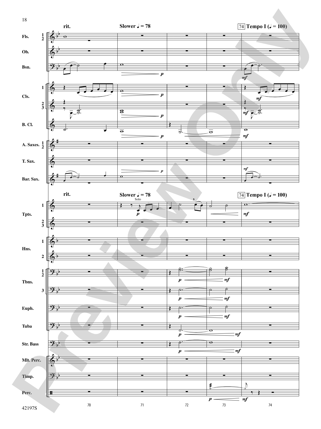 Carrickfergus: Concert Band Conductor Score & Parts