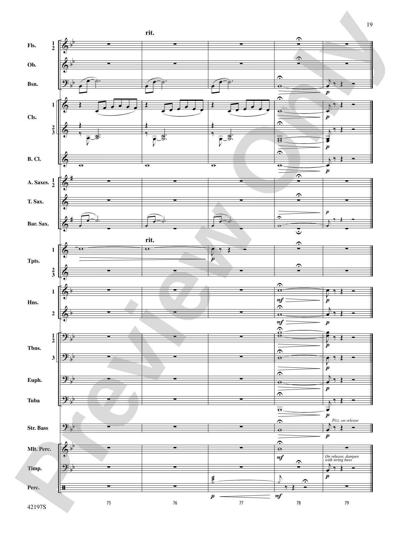 Carrickfergus: Concert Band Conductor Score & Parts