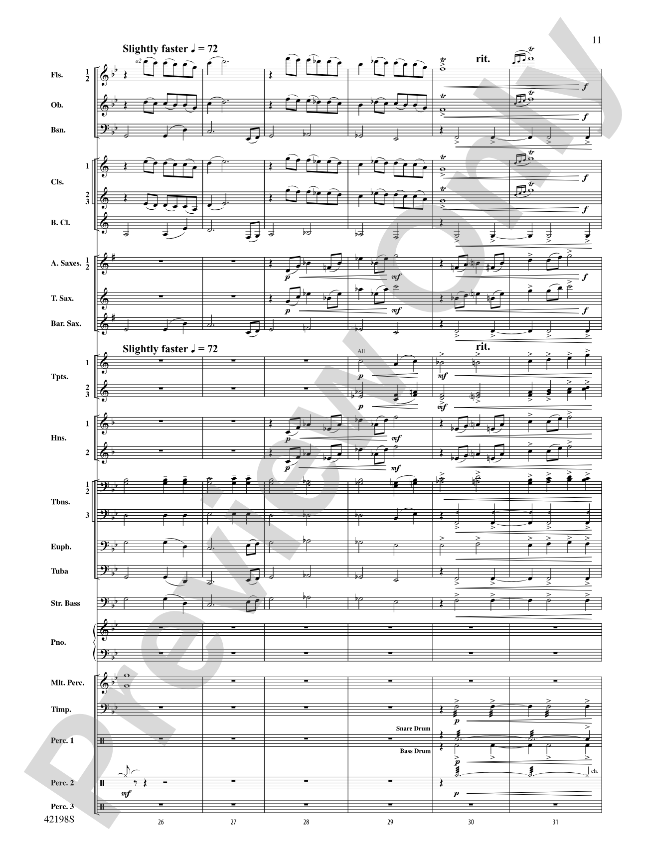 Cheaha Sketches: Concert Band Conductor Score & Parts