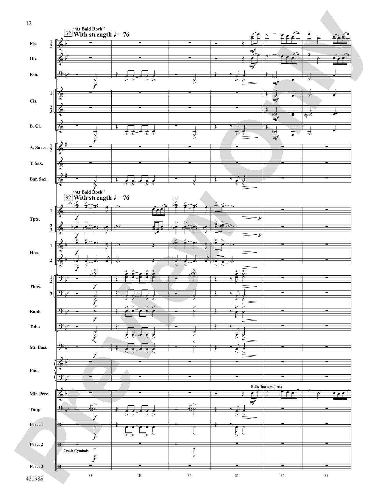 Cheaha Sketches: Concert Band Conductor Score & Parts