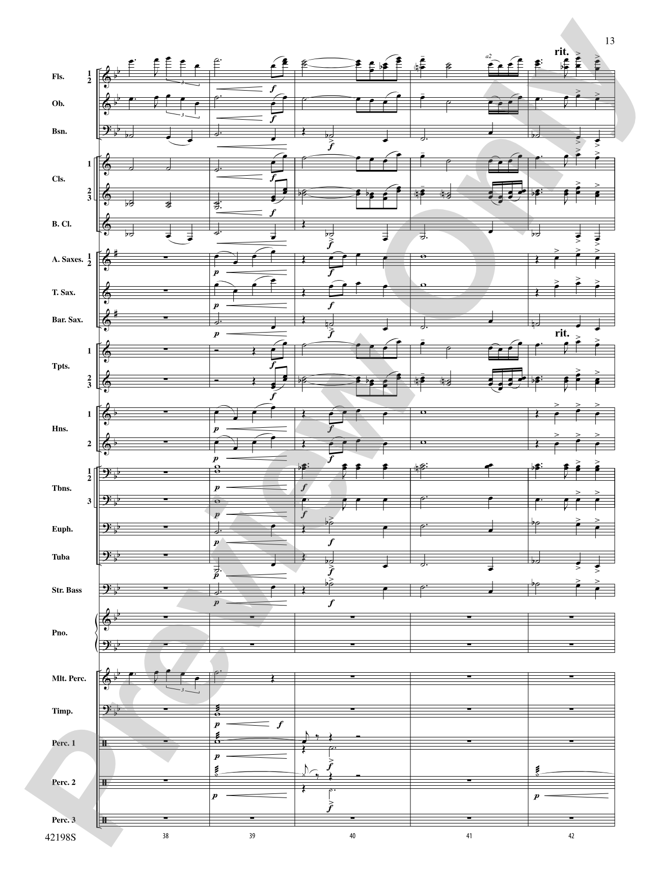Cheaha Sketches: Concert Band Conductor Score & Parts