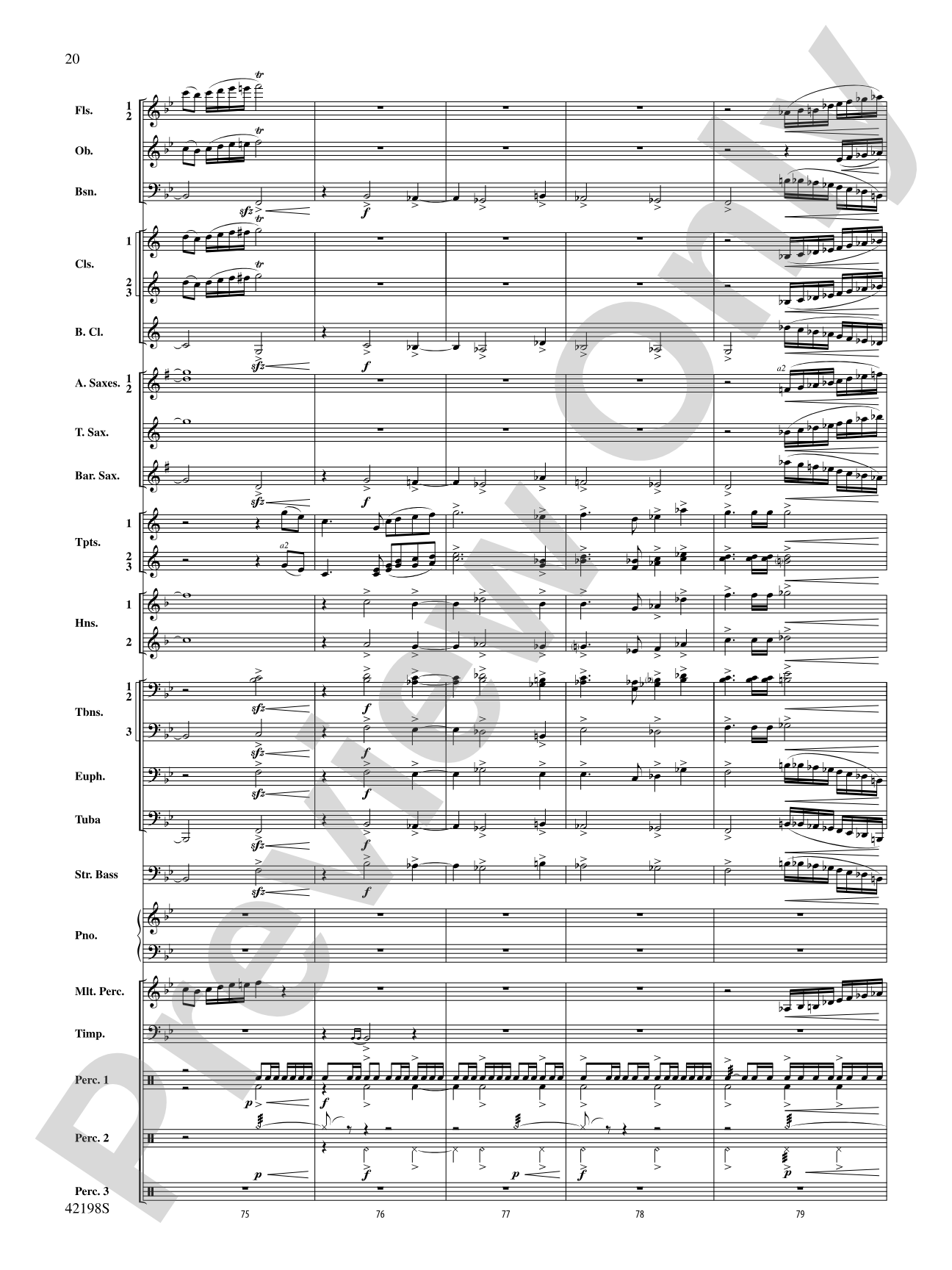 Cheaha Sketches: Concert Band Conductor Score & Parts
