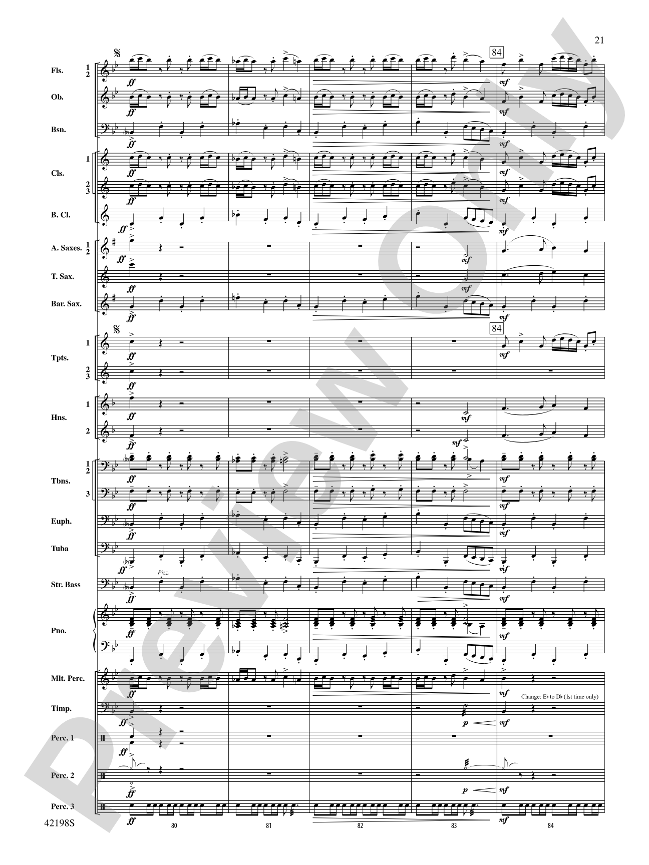 Cheaha Sketches: Concert Band Conductor Score & Parts