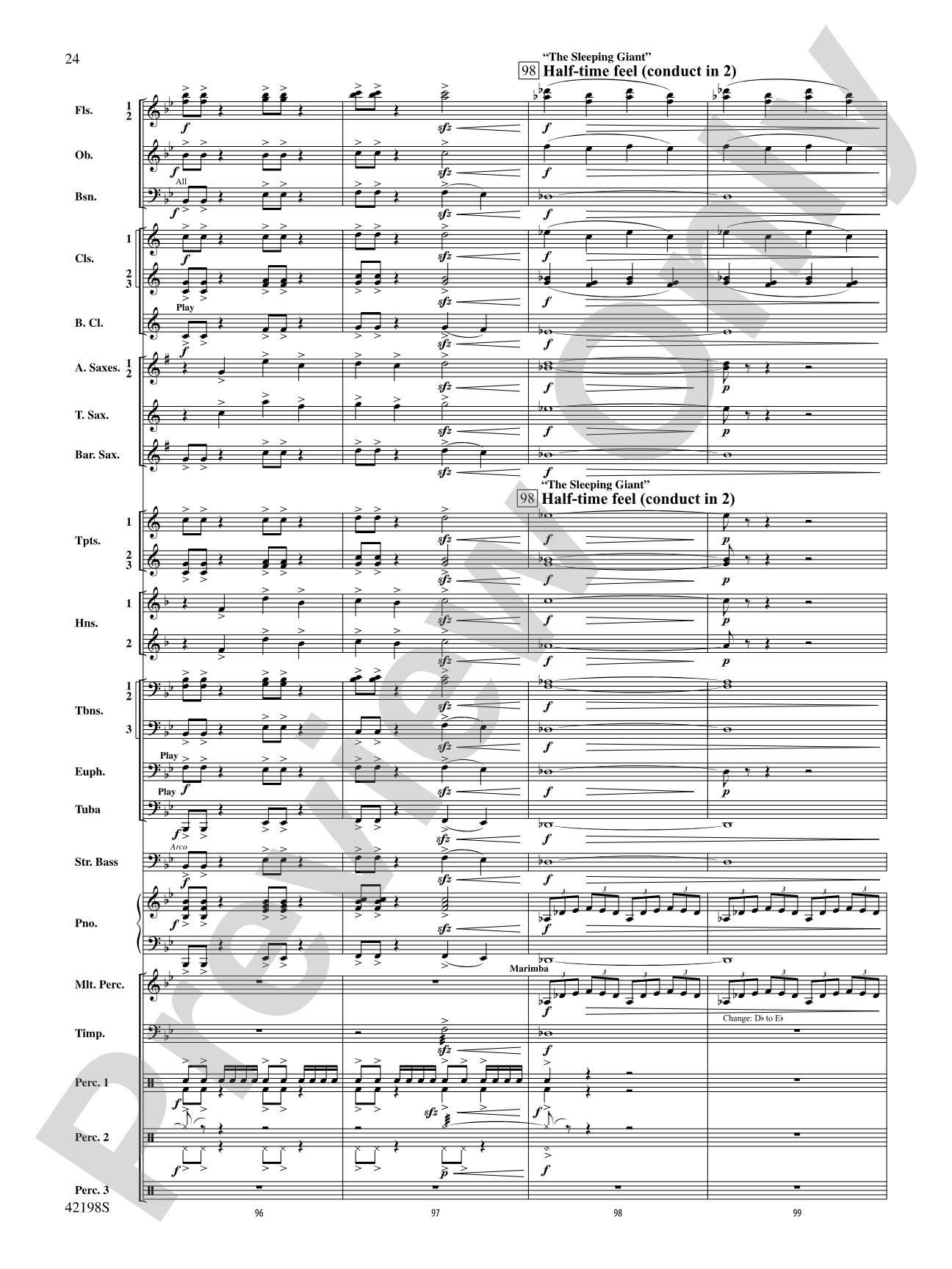 Cheaha Sketches: Concert Band Conductor Score & Parts