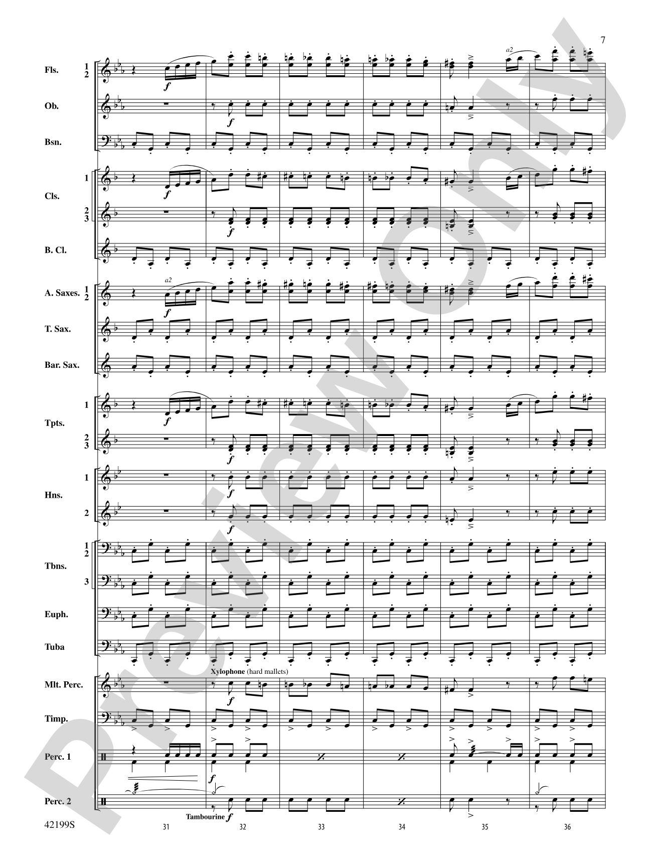 March of the Dwarfs: Concert Band Conductor Score & Parts
