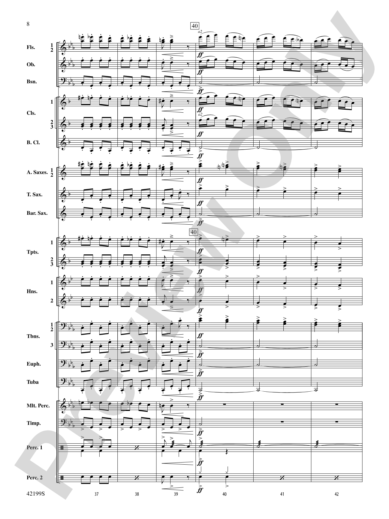 March of the Dwarfs: Concert Band Conductor Score & Parts