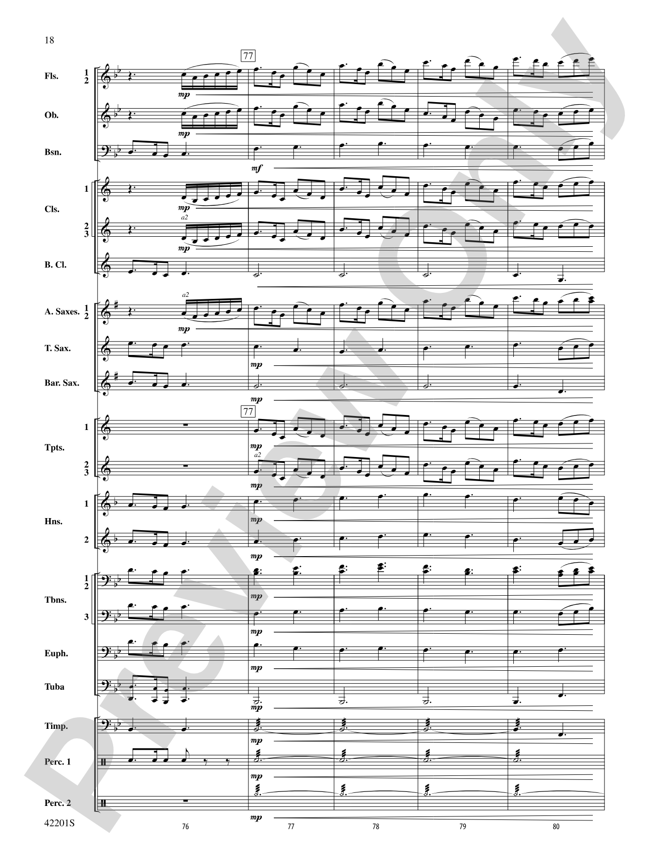 Silversword: Concert Band Conductor Score & Parts