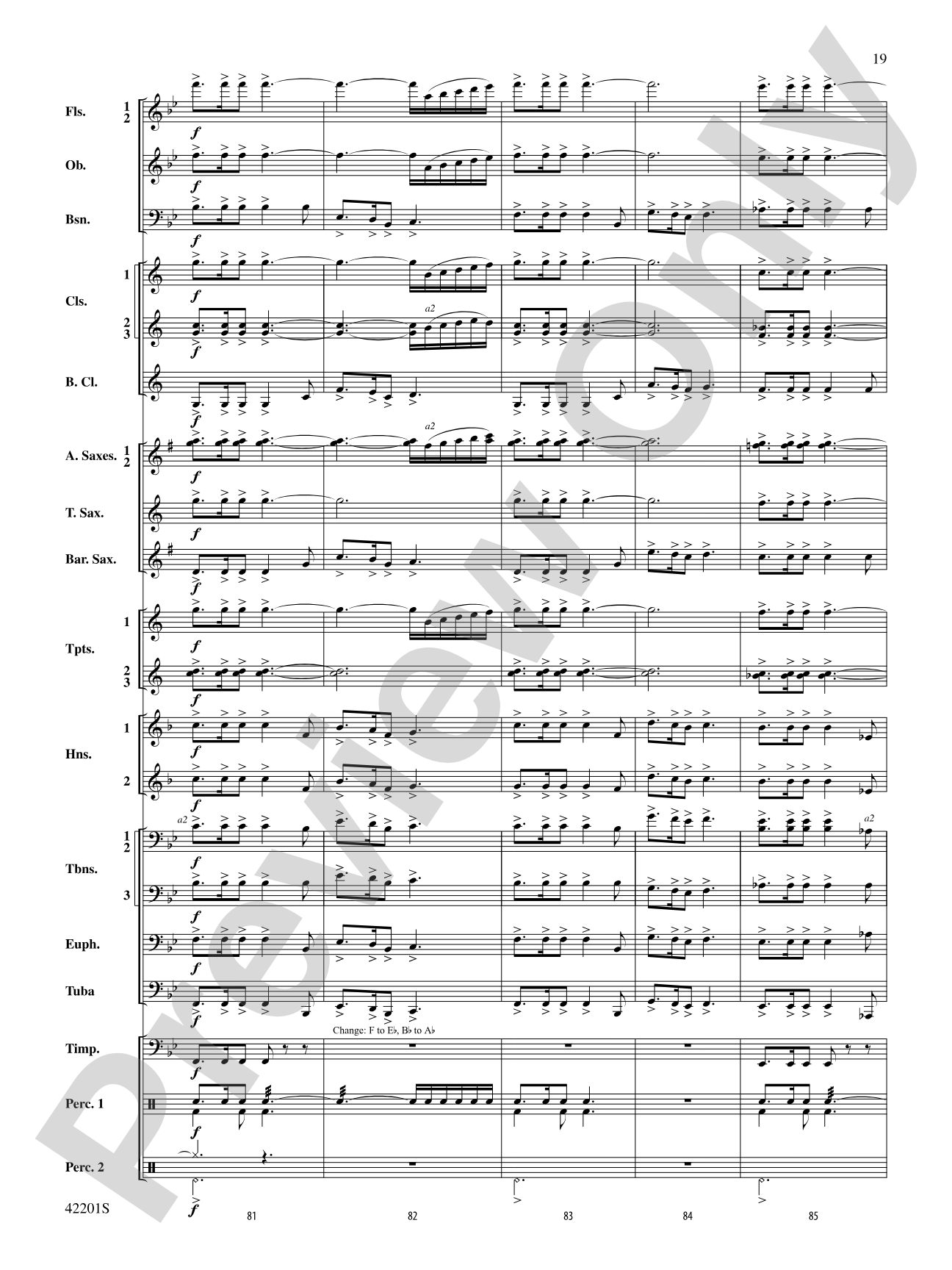 Silversword: Concert Band Conductor Score & Parts