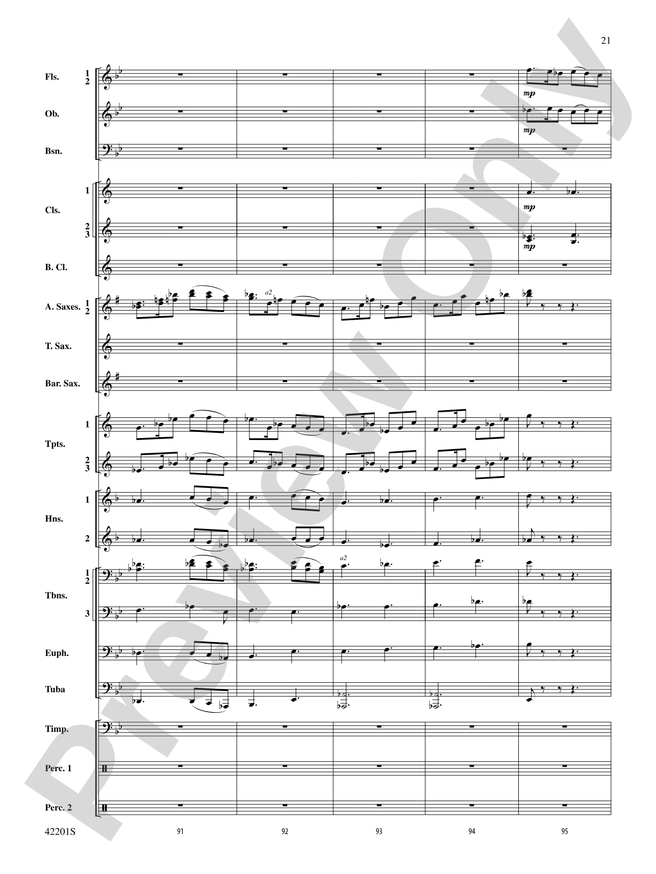 Silversword: Concert Band Conductor Score & Parts
