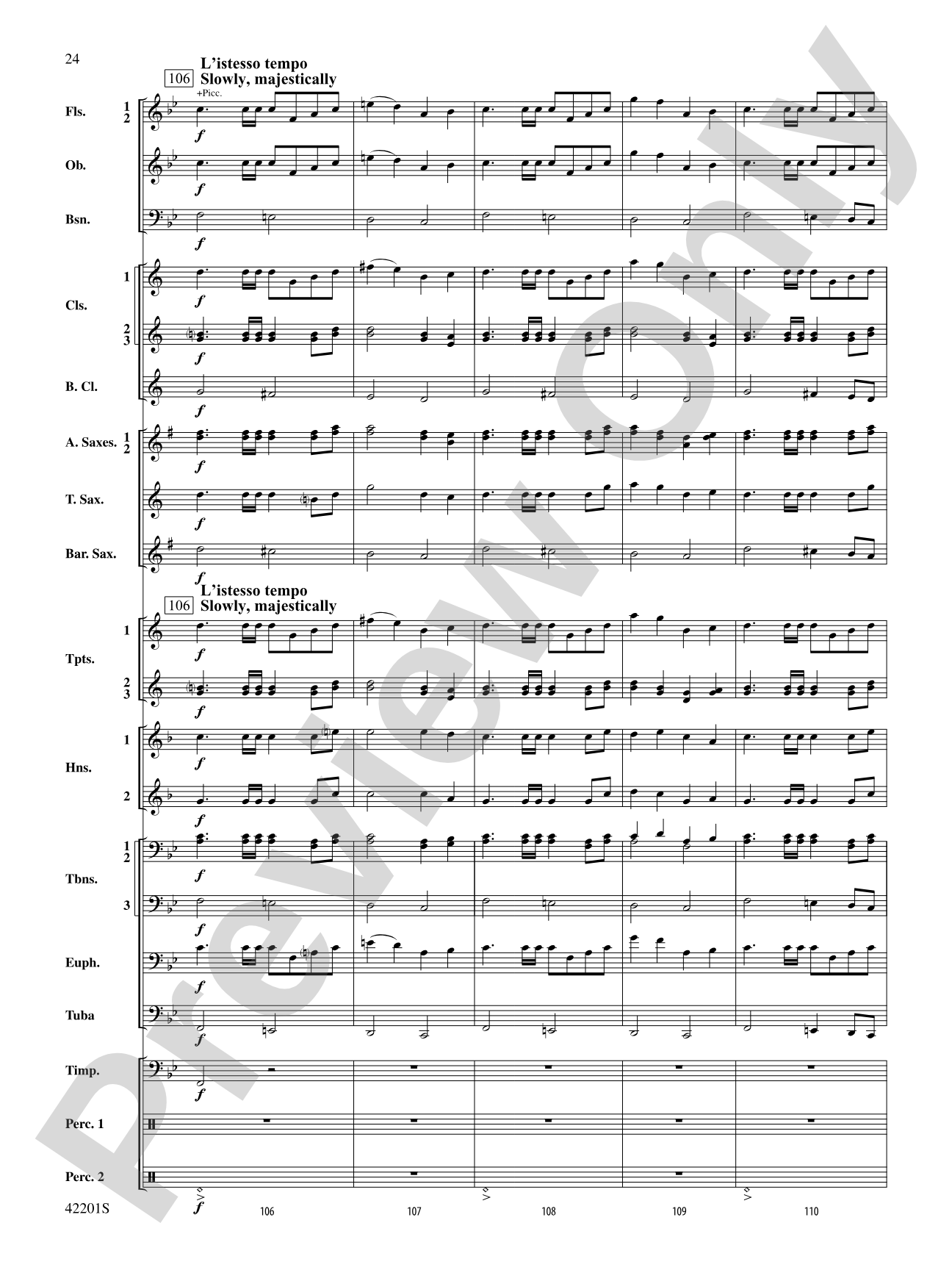 Silversword: Concert Band Conductor Score & Parts