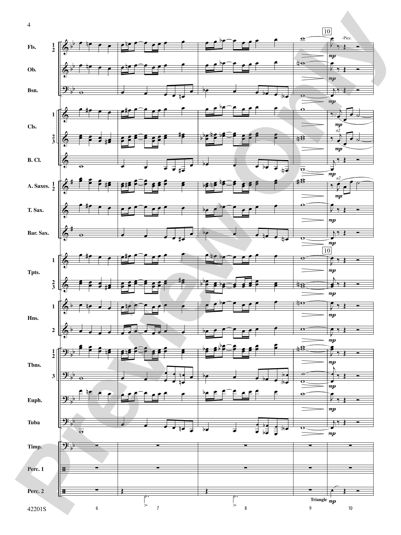 Silversword: Concert Band Conductor Score & Parts
