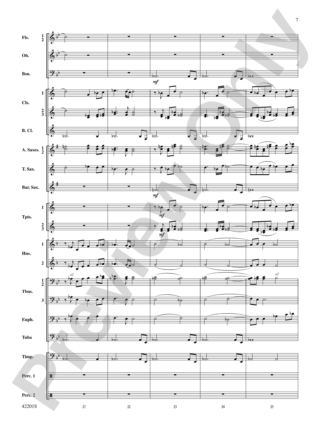 Silversword: Concert Band Conductor Score & Parts