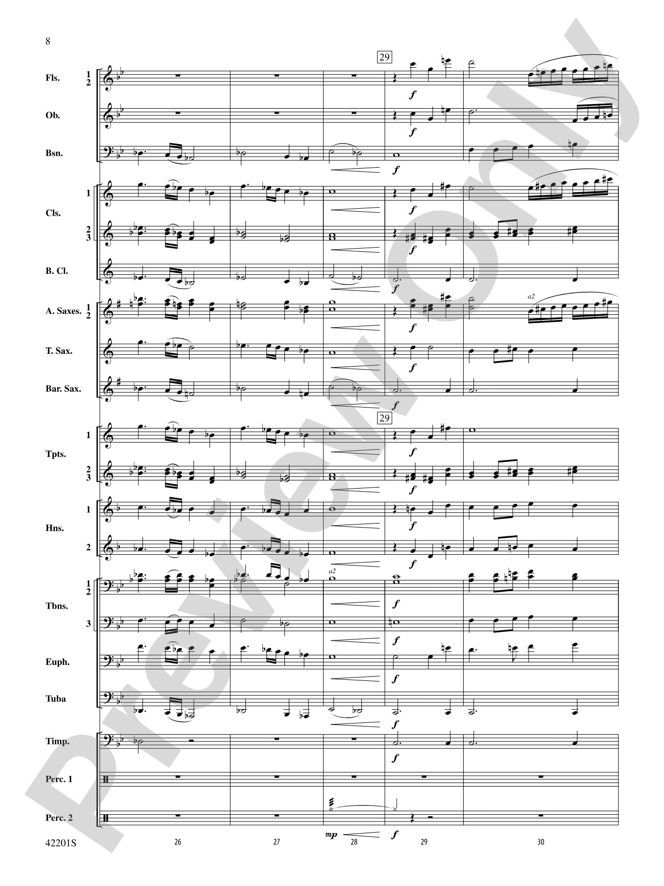 Silversword: Concert Band Conductor Score & Parts