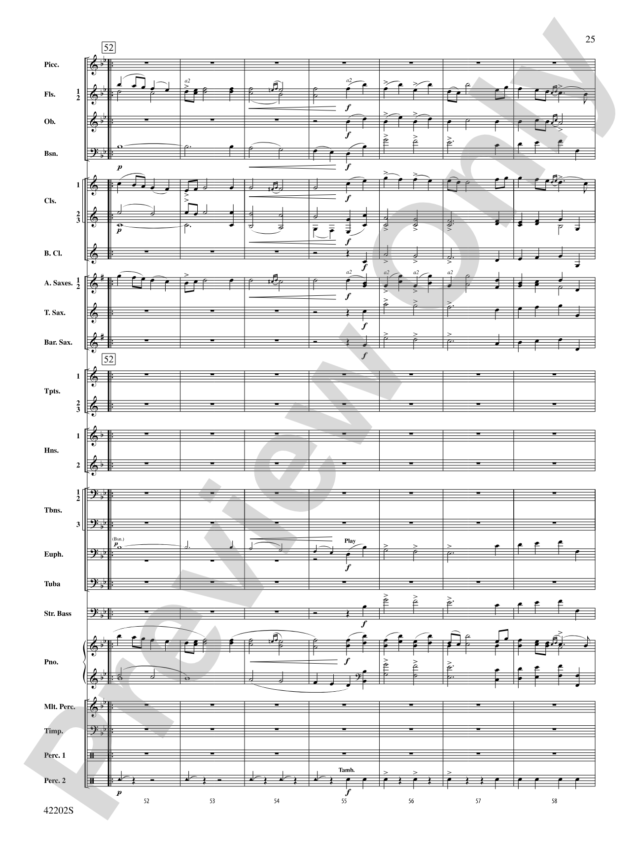 Air & Rigaudon: Concert Band Conductor Score & Parts