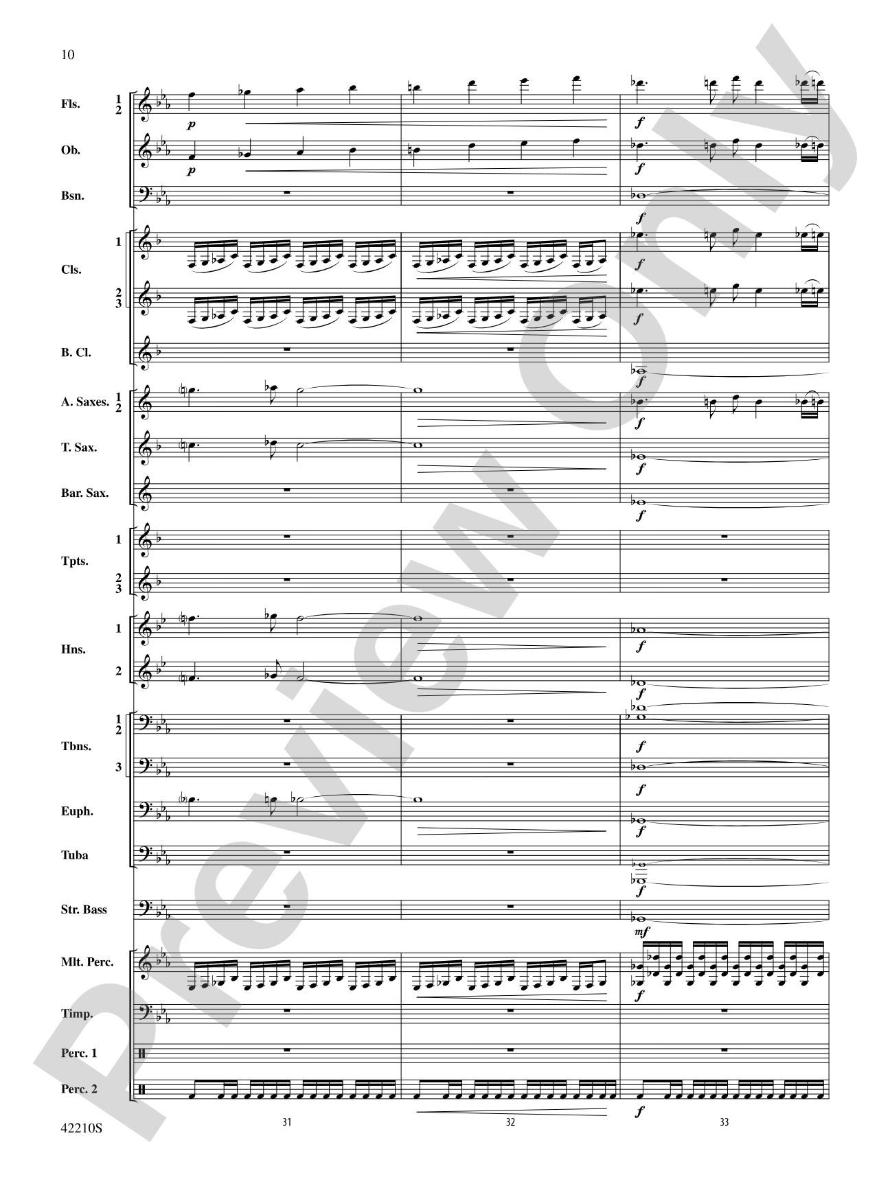 Beyond the Forest (from The Hobbit: The Desolation of Smaug): Concert Band Conductor Score & Parts