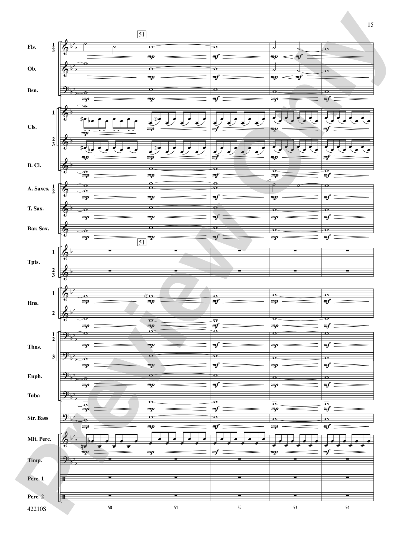 Beyond the Forest (from The Hobbit: The Desolation of Smaug): Concert Band Conductor Score & Parts