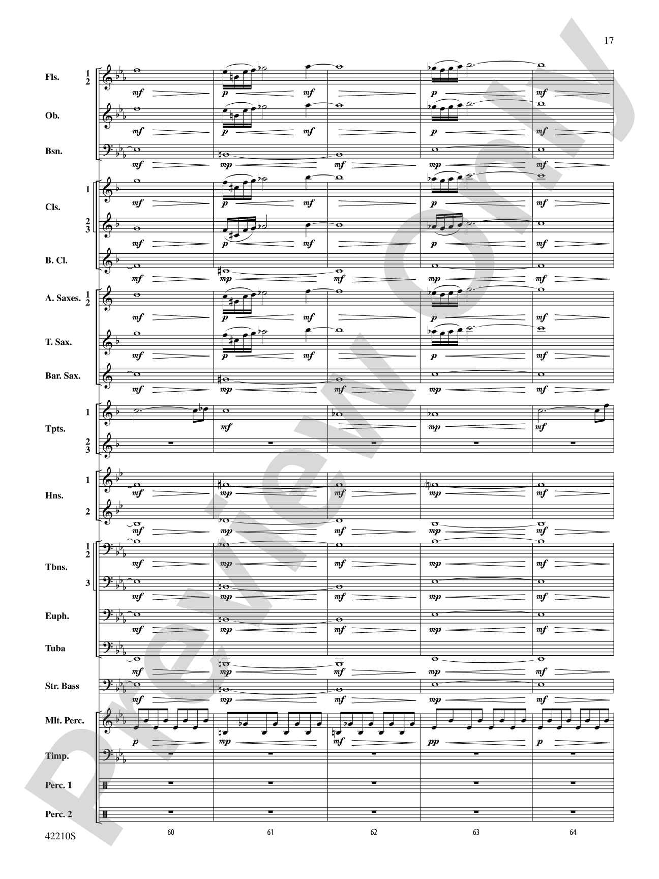 Beyond the Forest (from The Hobbit: The Desolation of Smaug): Concert Band Conductor Score & Parts