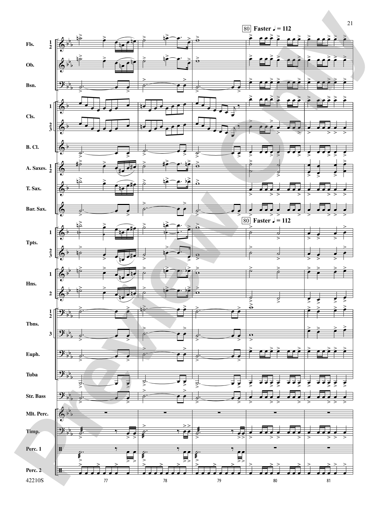 Beyond the Forest (from The Hobbit: The Desolation of Smaug): Concert Band Conductor Score & Parts