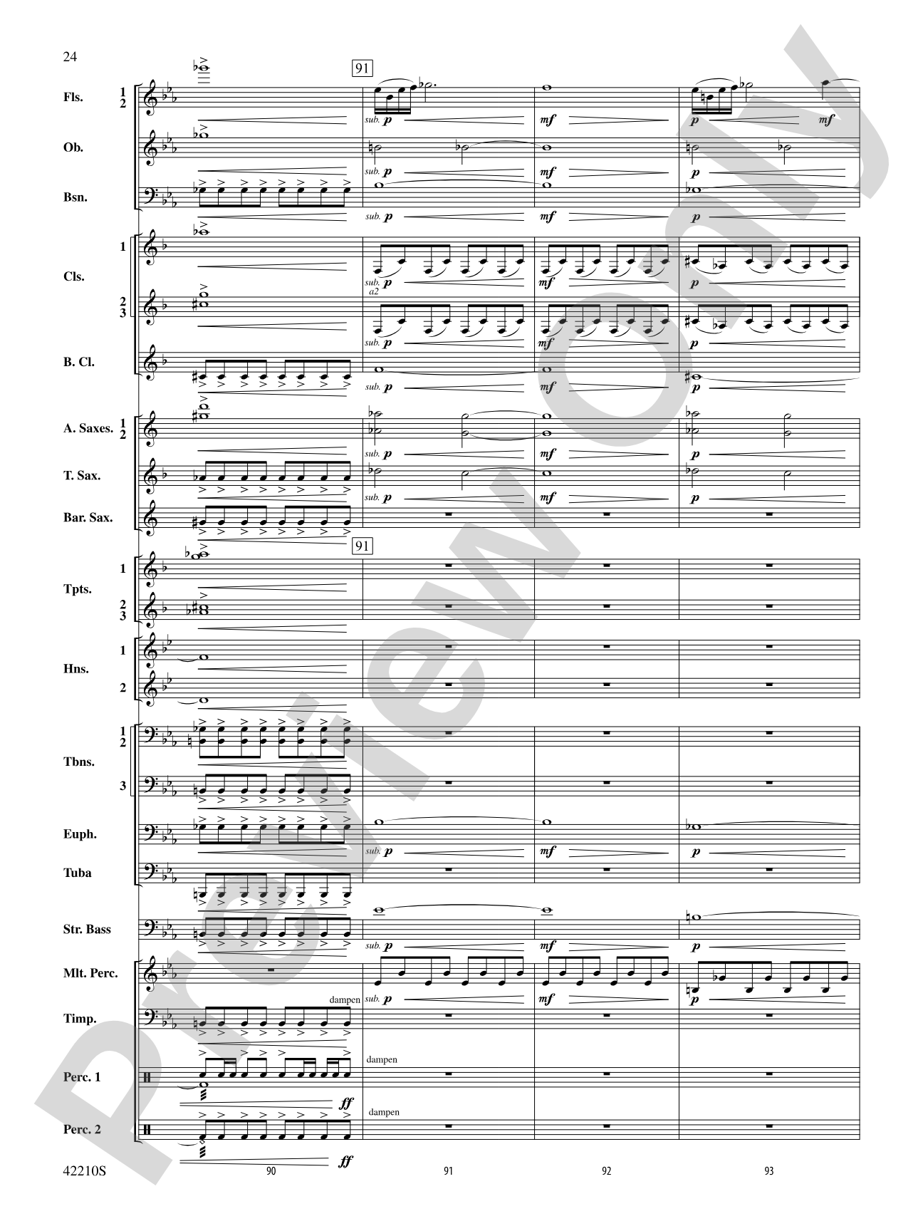 Beyond the Forest (from The Hobbit: The Desolation of Smaug): Concert Band Conductor Score & Parts