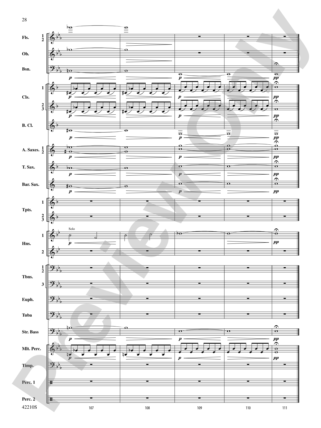 Beyond the Forest (from The Hobbit: The Desolation of Smaug): Concert Band Conductor Score & Parts