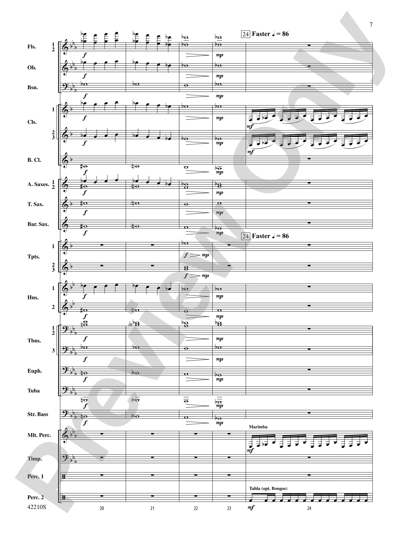 Beyond the Forest (from The Hobbit: The Desolation of Smaug): Concert Band Conductor Score & Parts