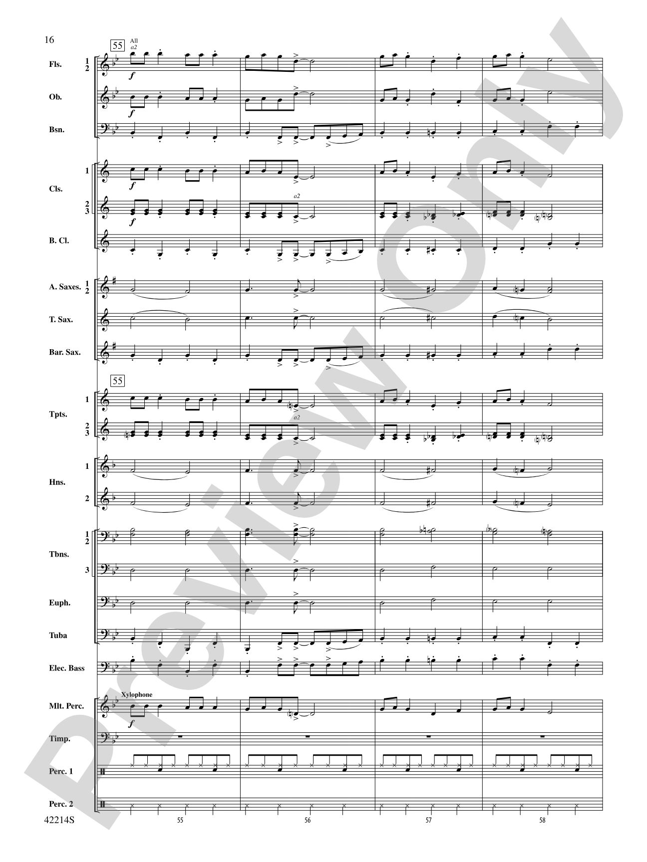 Holiday Mash-Up (as featured on Glee): Concert Band Conductor Score & Parts
