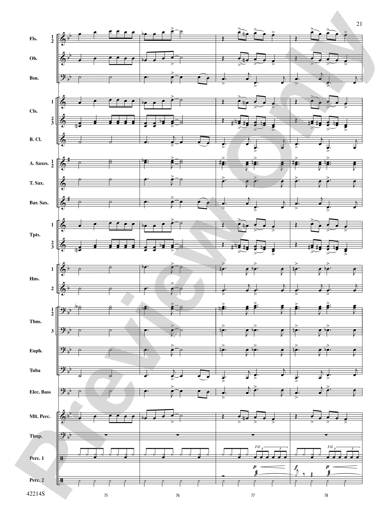 Holiday Mash-Up (as featured on Glee): Concert Band Conductor Score & Parts