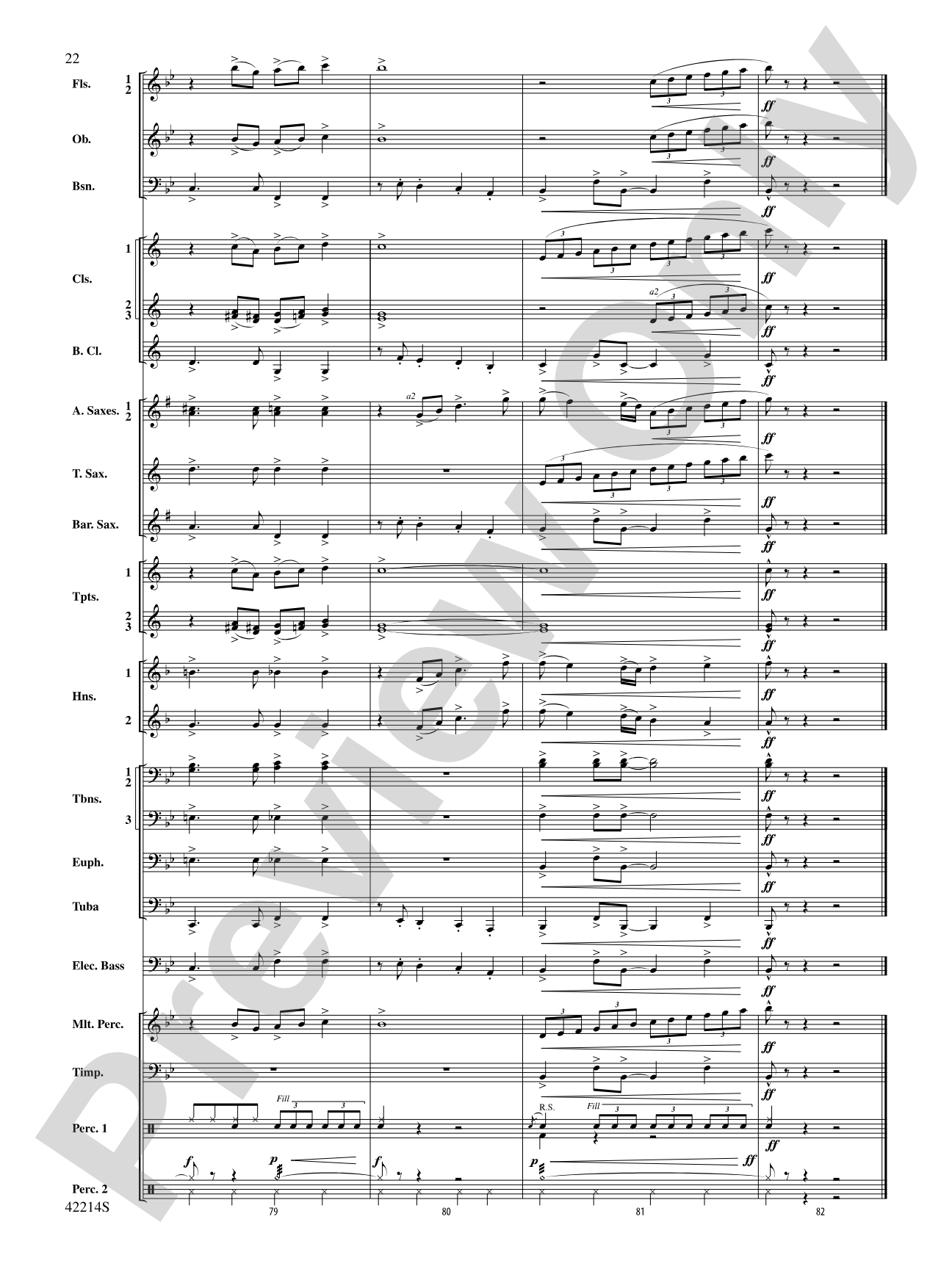 Holiday Mash-Up (as featured on Glee): Concert Band Conductor Score & Parts
