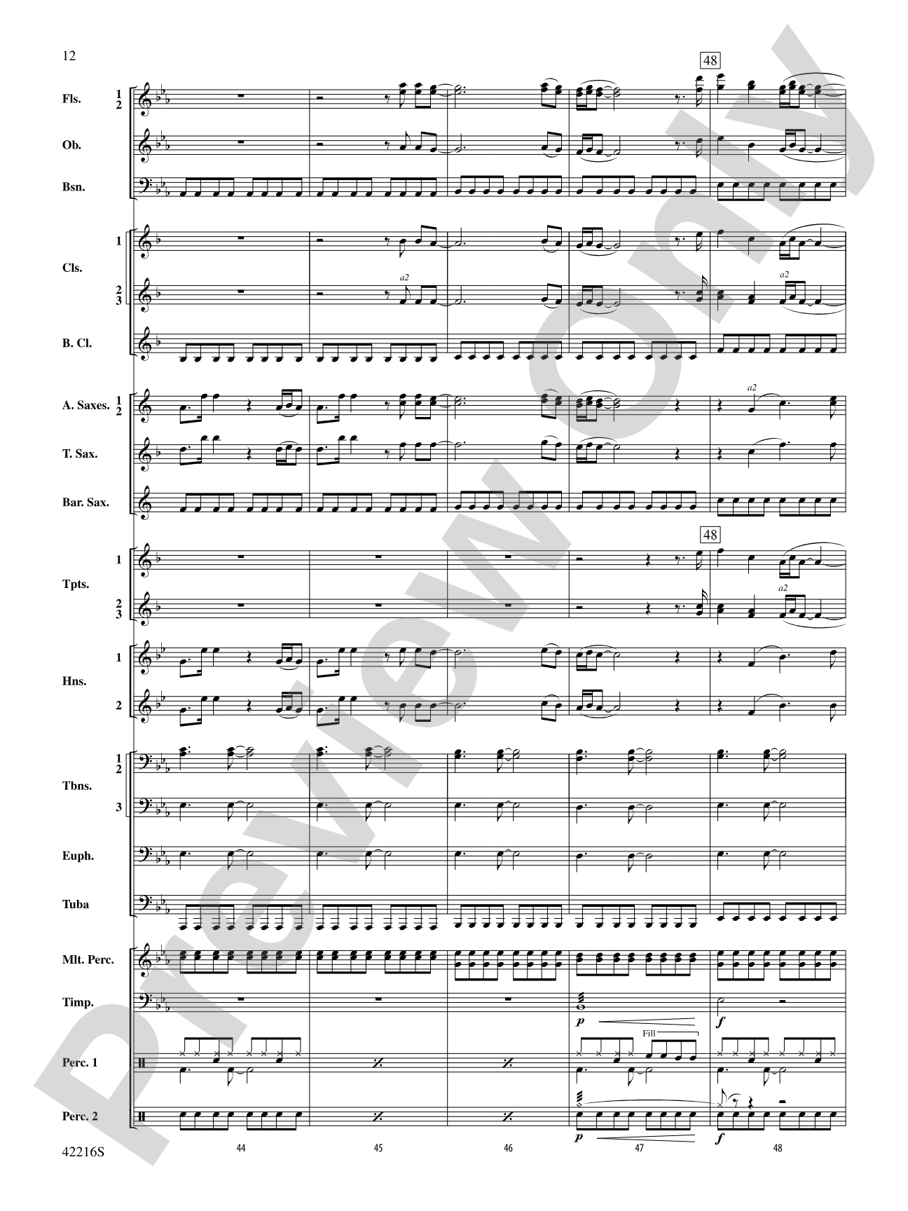 Mash-Up---Tribute Edition (Remembering Finn) (as featured on Glee): Concert Band Conductor Score & Parts