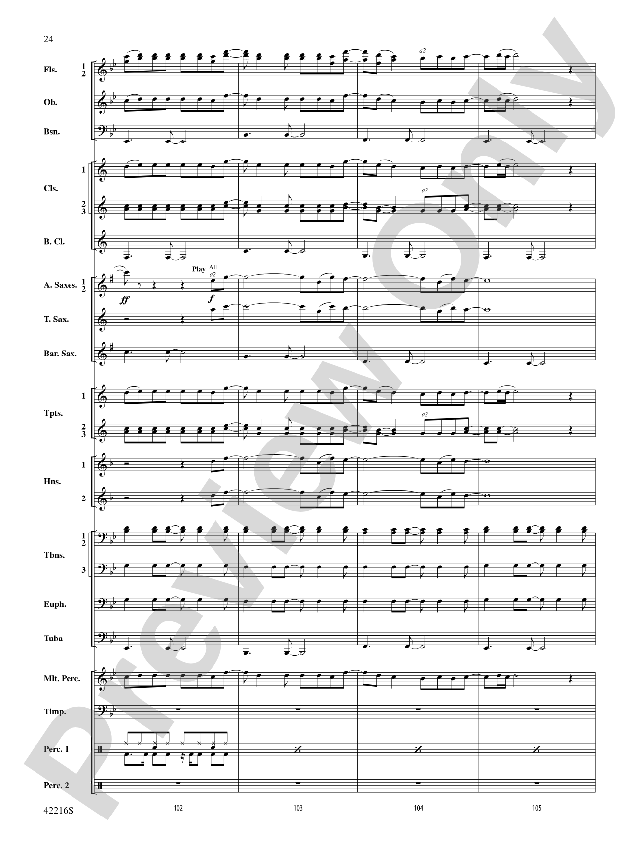 Mash-Up---Tribute Edition (Remembering Finn) (as featured on Glee): Concert Band Conductor Score & Parts