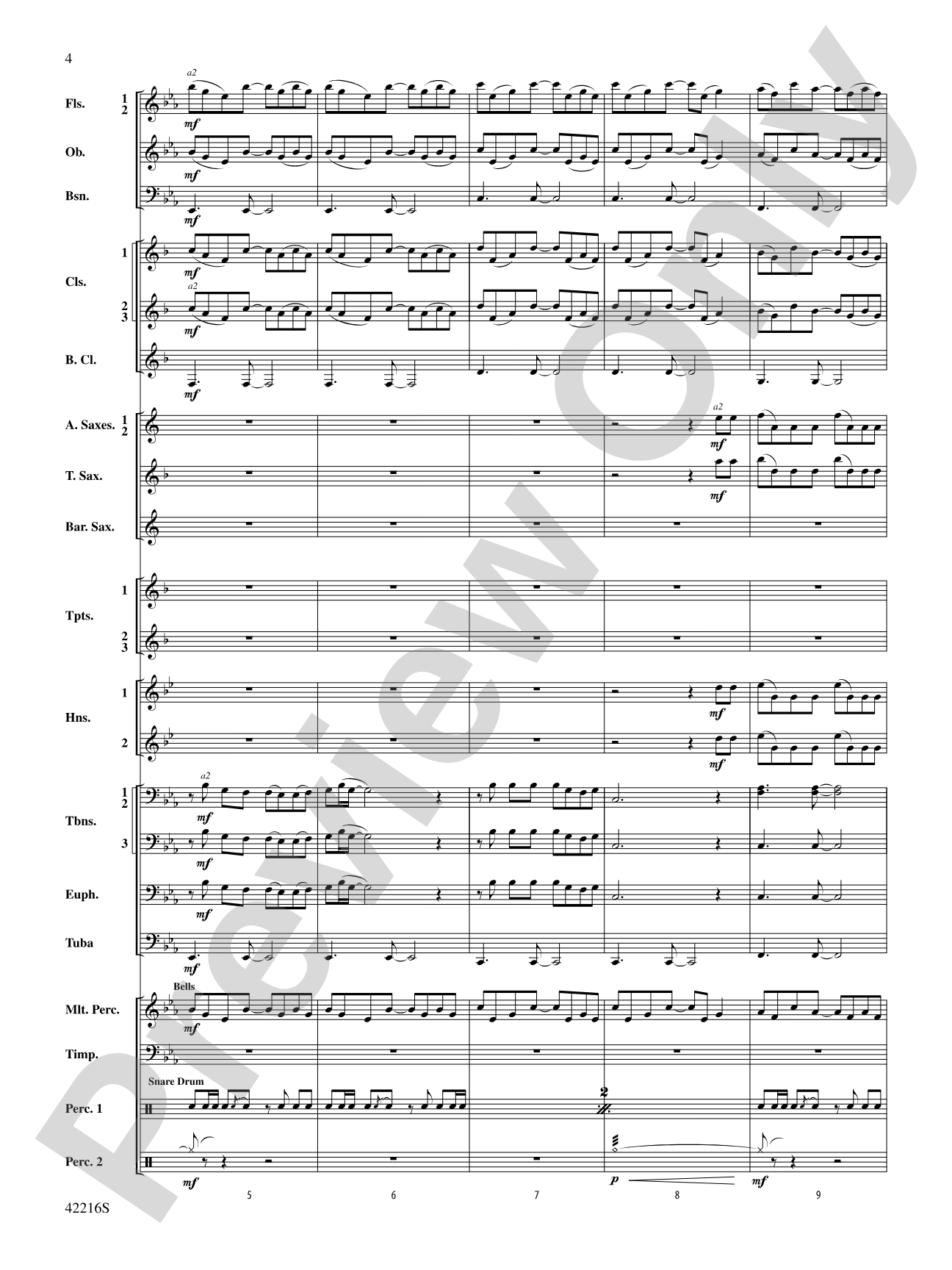 Mash-Up---Tribute Edition (Remembering Finn) (as featured on Glee): Concert Band Conductor Score & Parts