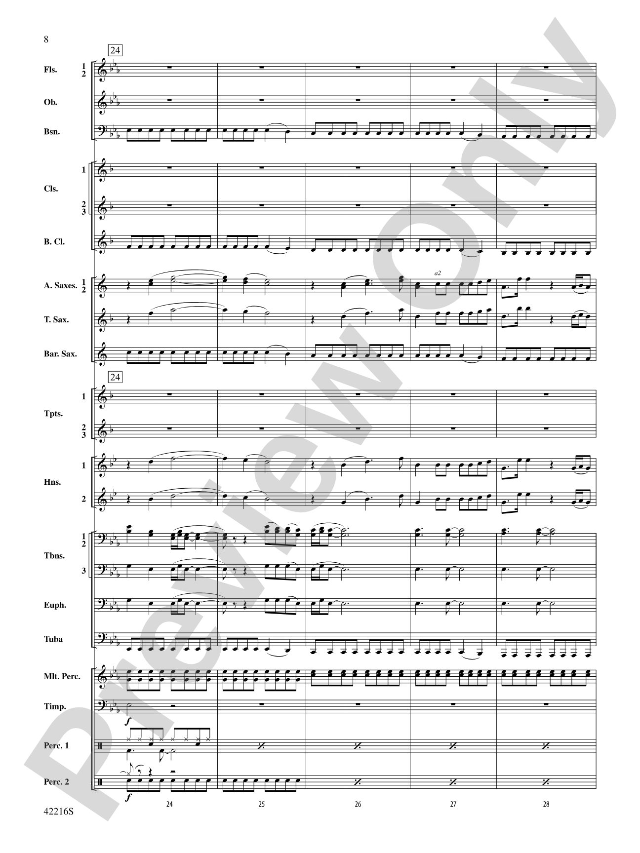 Mash-Up---Tribute Edition (Remembering Finn) (as featured on Glee): Concert Band Conductor Score & Parts
