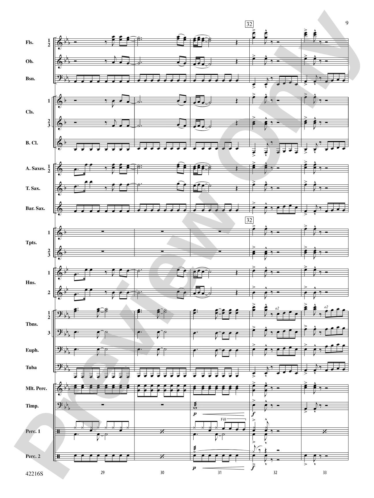 Mash-Up---Tribute Edition (Remembering Finn) (as featured on Glee): Concert Band Conductor Score & Parts