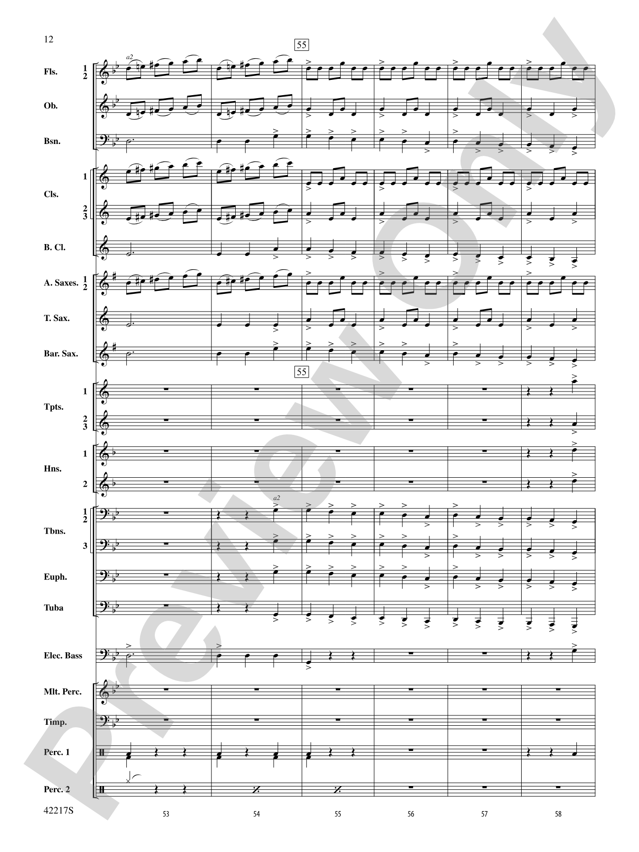 Christmas Eve/Sarajevo 12/24: Concert Band Conductor Score & Parts