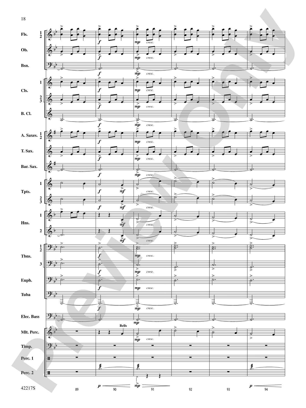 Christmas Eve/Sarajevo 12/24: Concert Band Conductor Score & Parts