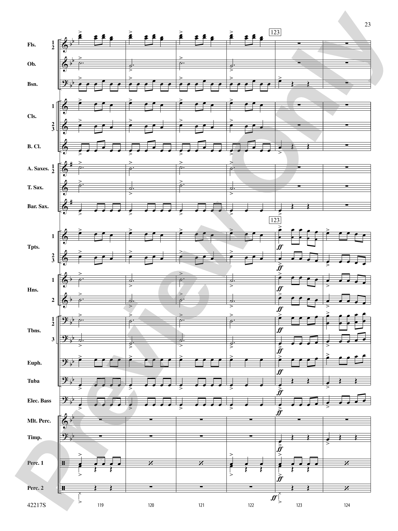 Christmas Eve/Sarajevo 12/24: Concert Band Conductor Score & Parts