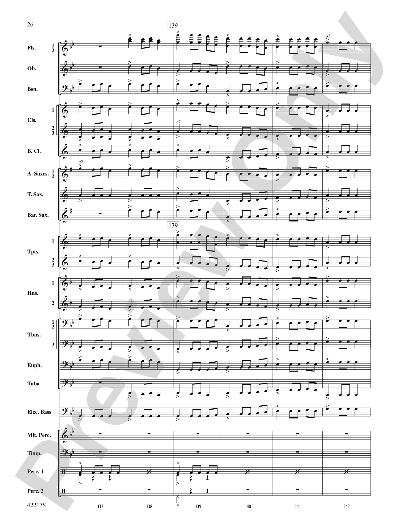 Christmas Eve/Sarajevo 12/24: Concert Band Conductor Score & Parts