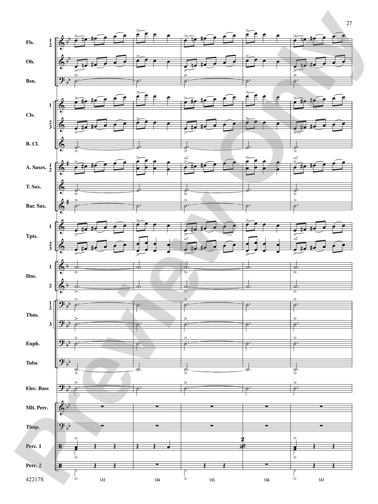 Christmas Eve/Sarajevo 12/24: Concert Band Conductor Score & Parts