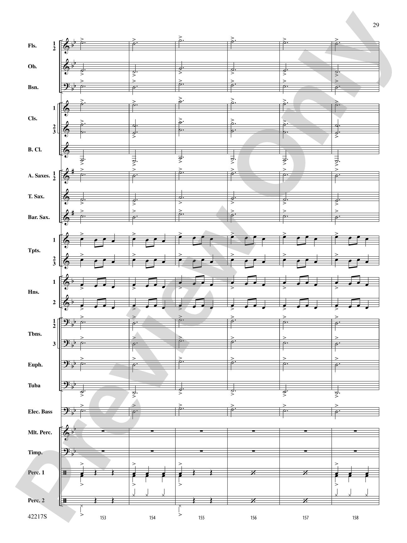Christmas Eve/Sarajevo 12/24: Concert Band Conductor Score & Parts