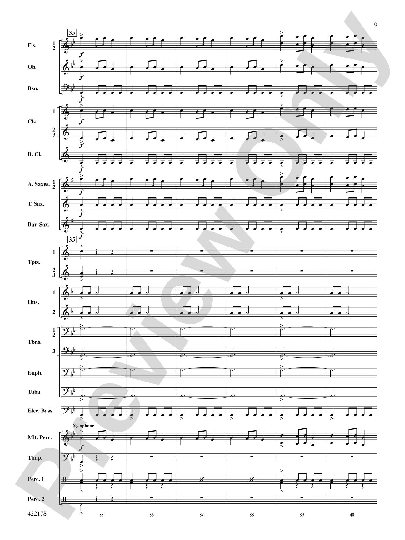 Christmas Eve/Sarajevo 12/24: Concert Band Conductor Score & Parts