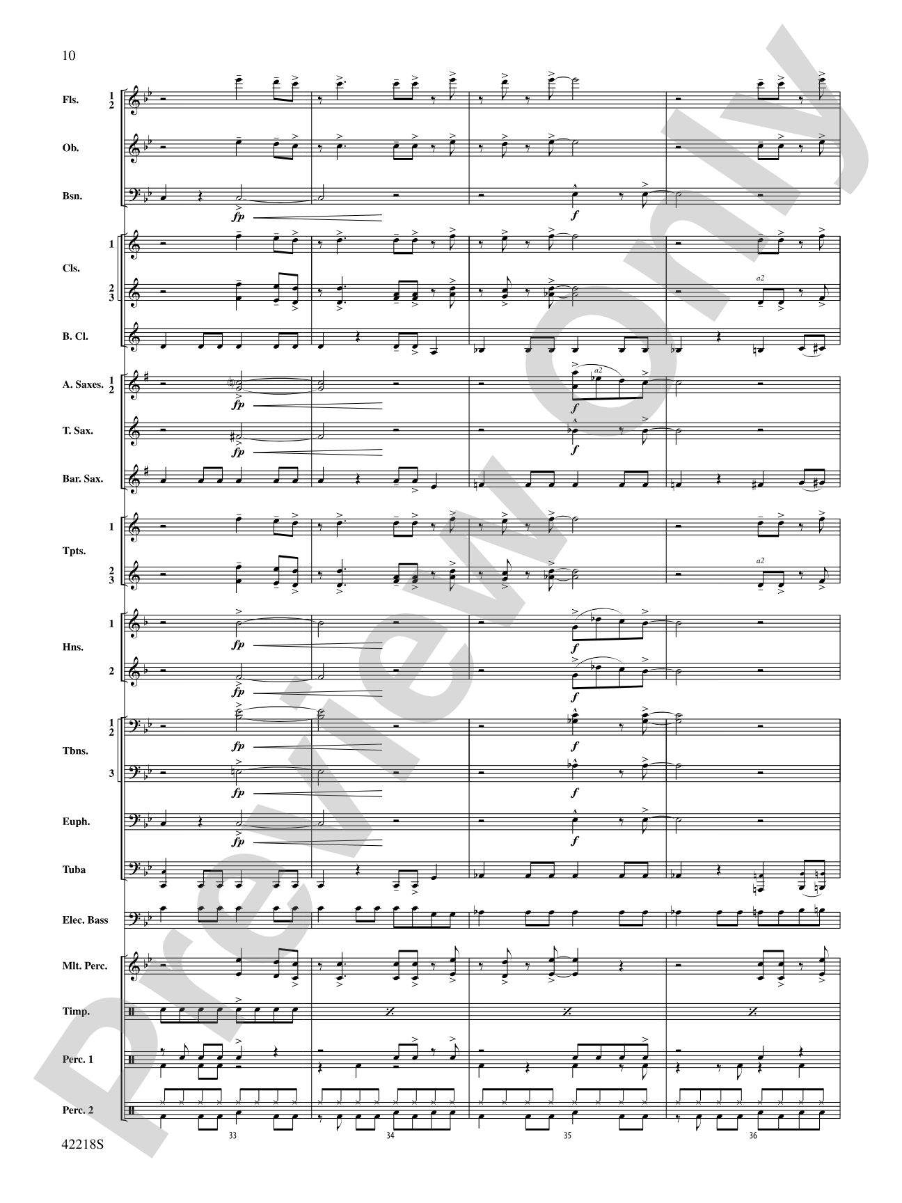 Tower of Power Greatest Hits: Concert Band Conductor Score & Parts